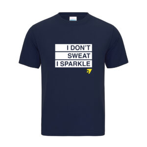 Sportshirt - I don't sweat i Sparkle