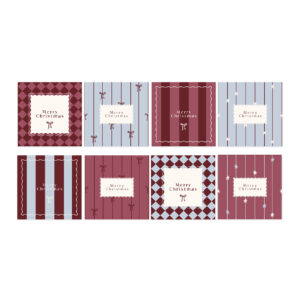 Kerstkaartenset - 8 stuks