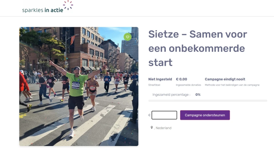 Actiepagina voorbeeld